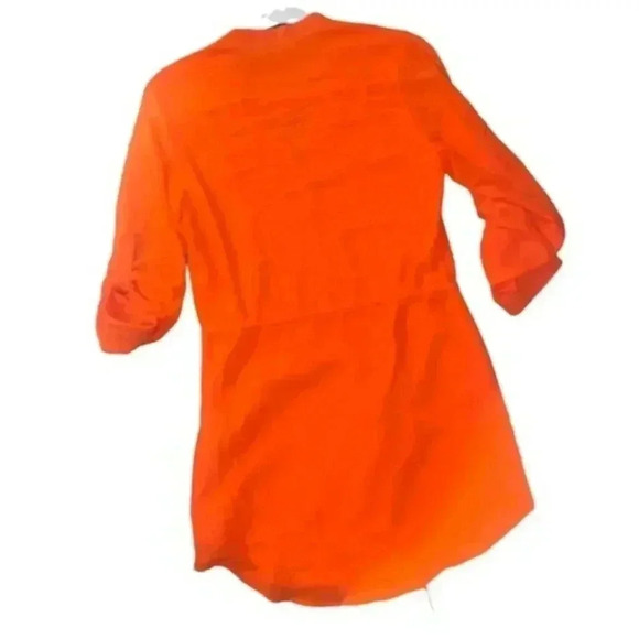 Naked Zebra Summer Dress. Button up long sleeve summer dress. - Picture 4 of 6